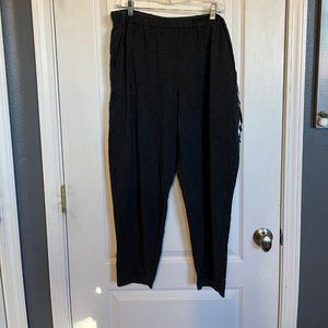 Eileen Fisher tencel grey lounge pants